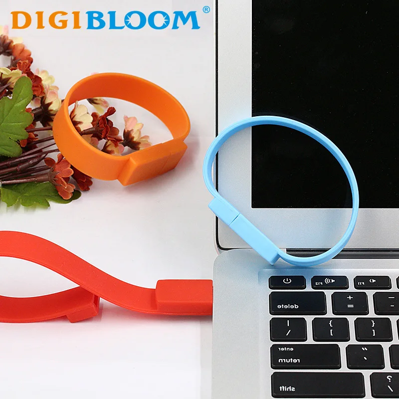 Custom Silicon Wristband Pen Drive 128mb 256mb 512mb 1GB 4GB 8GB 16gb 64mb bracelet USB Disk 2.0 3.0 OEM Rubber USB Flash Drive