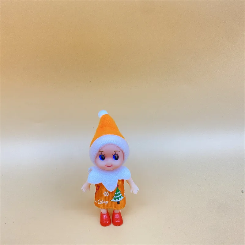 Creative Christmas Baby Elf Doll Bookshelf Table Ornaments Toy Resin Car Decoration Toy