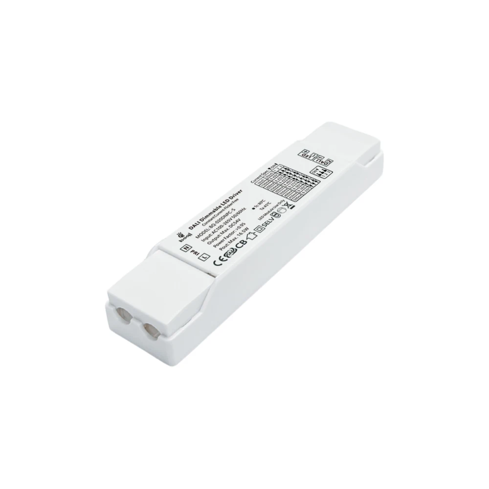 DALI Dimmable LED Drivers 3W 5W 7W 9W 12W 15W 16W DIP Set 150 to 500mA Constant Current CE RoHS