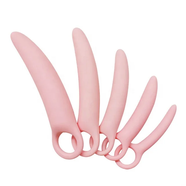 Premium Silicone Vaginal Dilator Set for Couples Anal Dilator Set For Women Butt Anal Dilator Training Set Anal Plug Toy Dildo