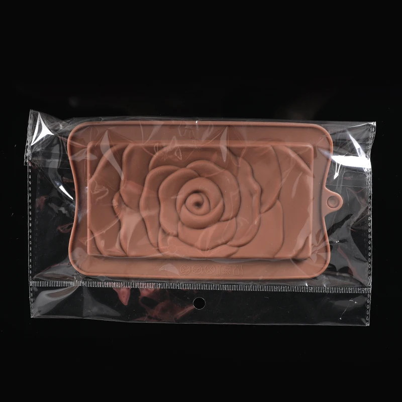 Rose Flower Shape Silicone Chocolate Moulds Non Stick 3D Baking Mold Tools Versatile Food Grade Silicone Molds for Chocolate
