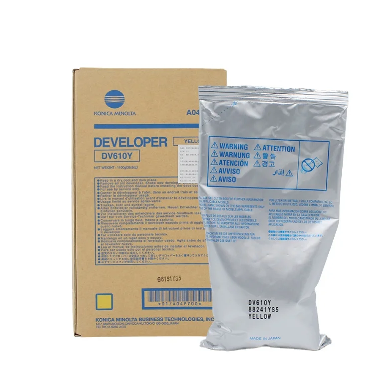 DV610 Original Koncia Minolta Developer For Bizhub C5500 C6500 C5501 C6501 C6000 C7000 copier