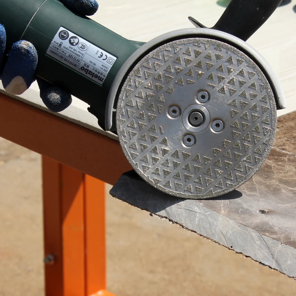 RAIZI pyramid electroplated diamond marble saw cutting blade vanity disc for cutting marble cutting disc