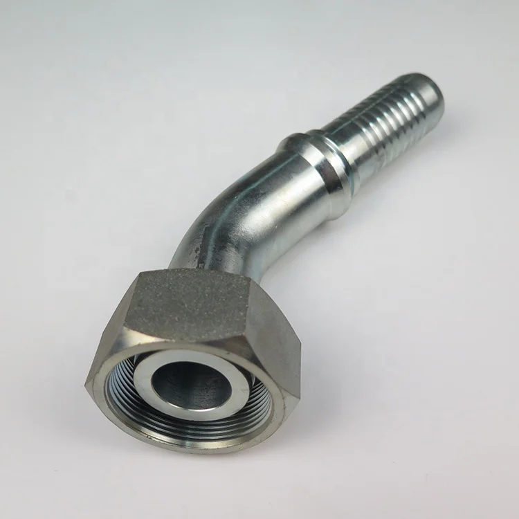 Hydraulic hose adapter fitting stainless steel T fitting tee connector