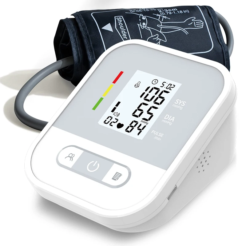 Automatic Upper Arm BP Meter Digital Blood Pressure Monitors Home Care Medical Blood Pressure Check Devices Blood Meter Machine
