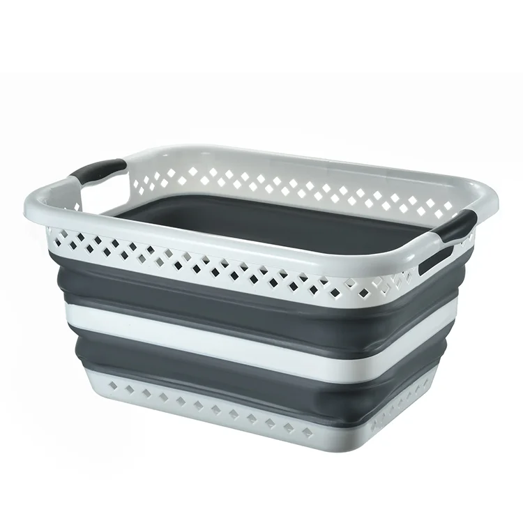 Folding  Container large capacity washing storage hamper collapsible laundry basket