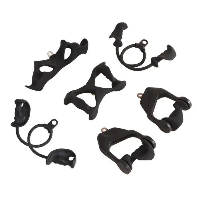 Fitness Triceps trainer biceps tension rope double rope pull up rope fitness high pull down handle