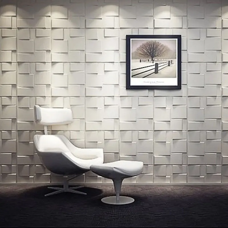 3D Embossing vinyl wall decoration PVC 3d board texture decorative 3d wall panels interior 3d decorative wall panel