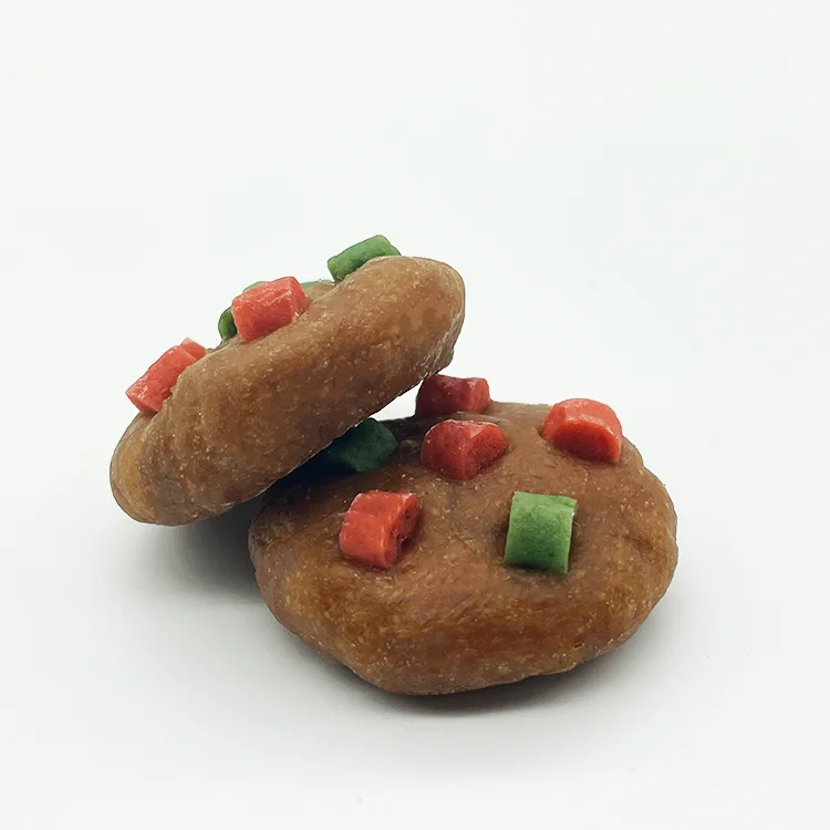 Factory wholesale quality pet food private logo dog treat cookies biscuits Holiday snacks for dog
