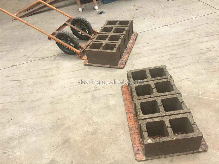 QTJ4-40 Cement Concrete Block Interlock Wall Bricks