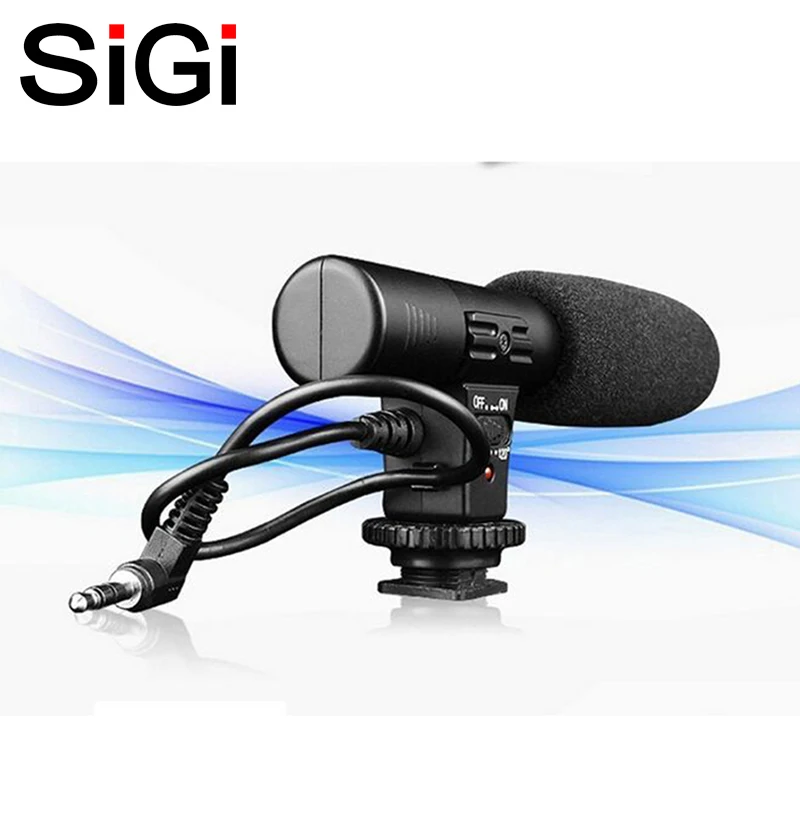 SiGi Microphone Video Stereo Microphone SG-M102 Video recording Microphone