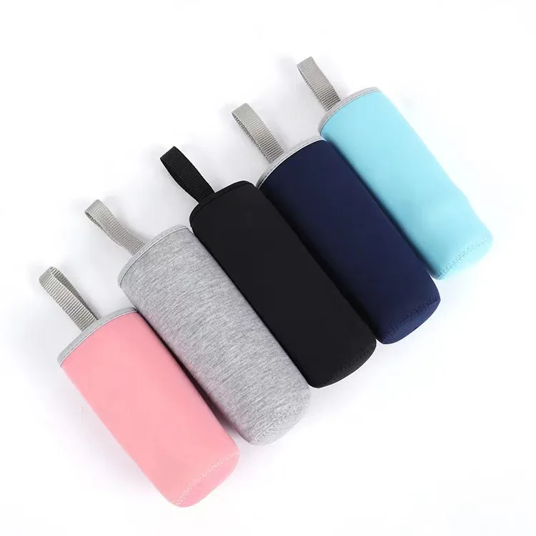 Wholesale Neoprene Thickened Creative Convenient Carrying Handle Cord Glass Insulated Mug Protective Cove