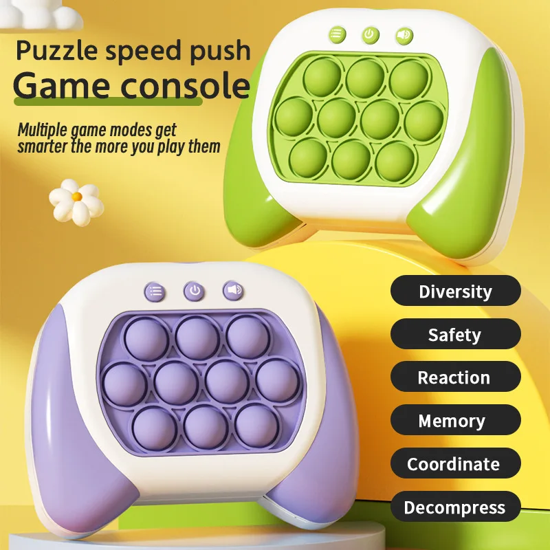 GREEN BOARD WHITE BUBBLE SQUARE  puzzle game machine