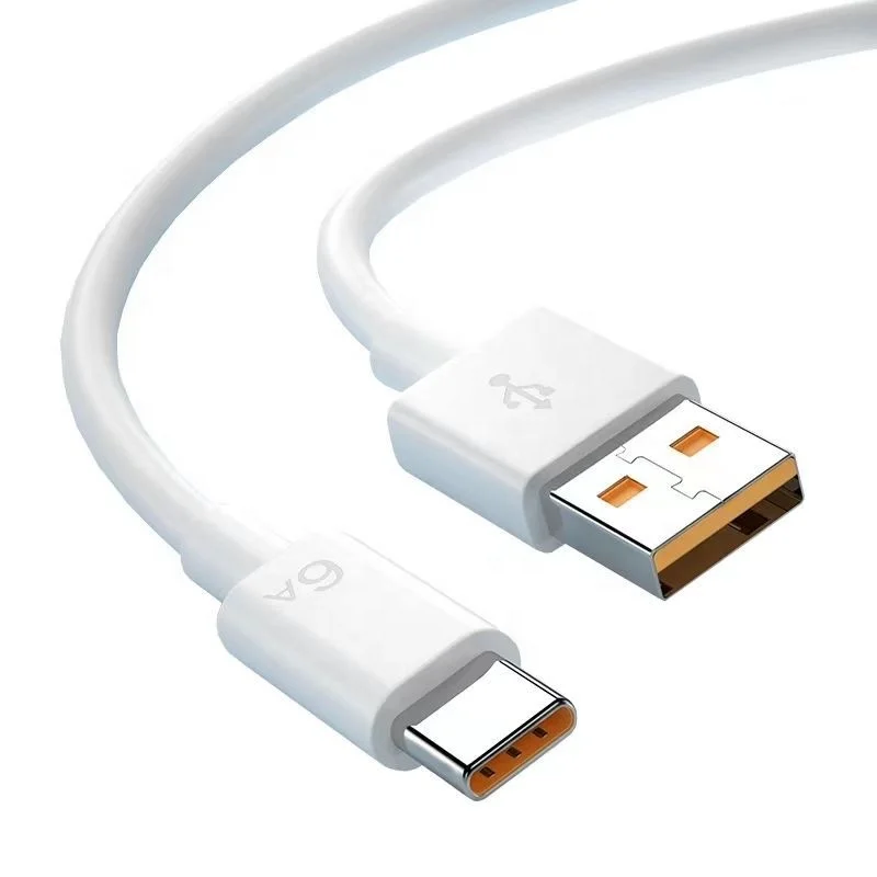 New Arrival 1M Type C Cable Fast Charging 6A USB Charging Cable Type C For For Android