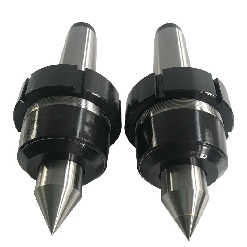 Morse mt4/5 high-speed rotary center with nut and nut hydraulic tailstock self-retracting thimble CNC oblique lathe