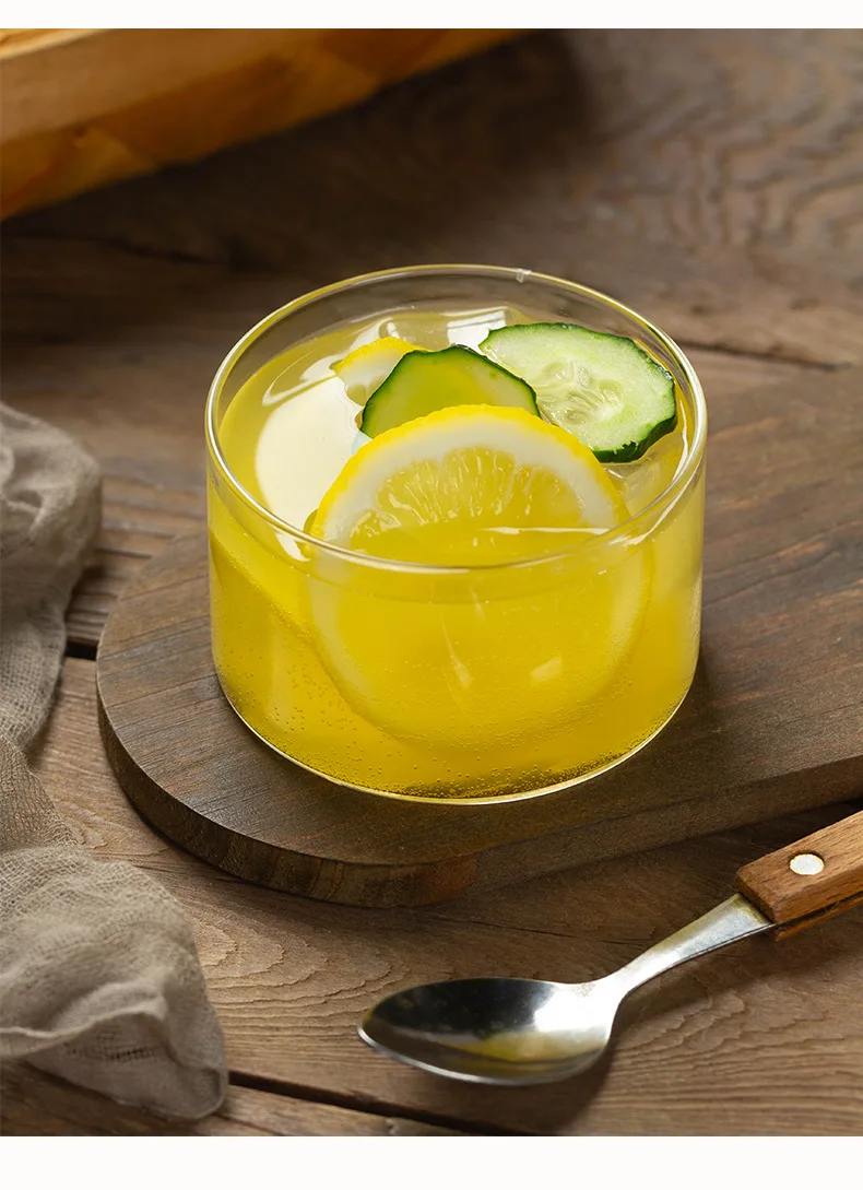 High Temperature Pudding Glass Ice Cream Yogurt  Milk Coffee Cup Oven Delicate Baking Mold Dessert Glass Cup