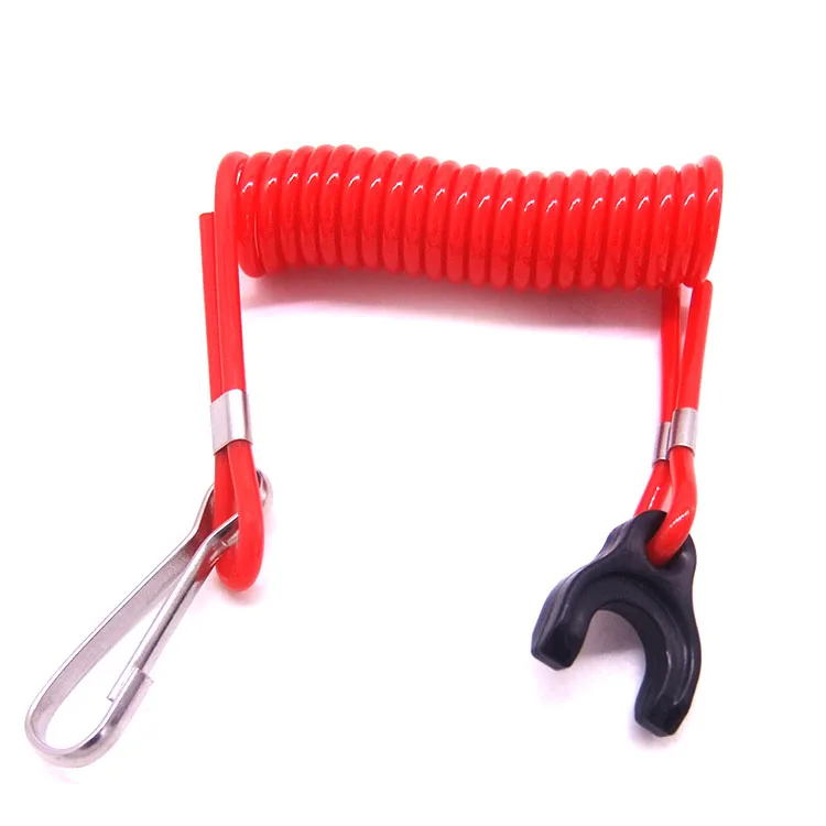 353068210 353-06821-0 353068210M Kill Stop Switch Safety Lanyard Cord for Tohatsu Nissan Outboard Motor
