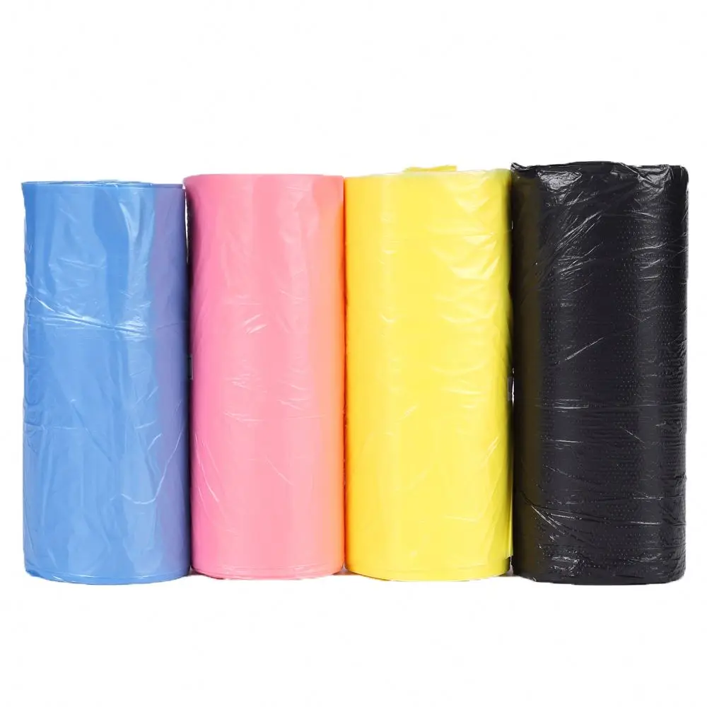 Bin Bags Disposable 100% Biodegradable Plastic Recycle Colored Drawstring Trash Cheap Kitchen Compostable Garbage Bag On Roll