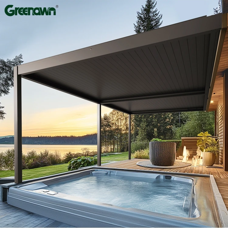 pergola con pannelli solari