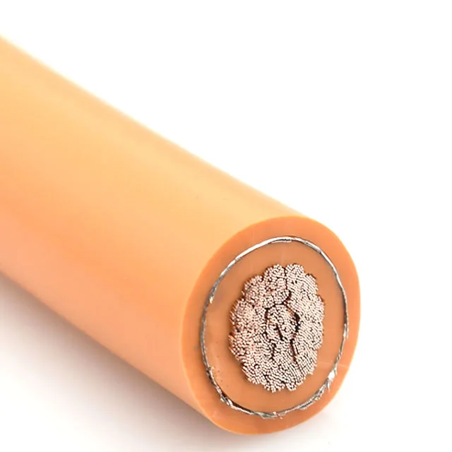 Silicone insulated single core high voltage automotive cables screened for HV batteries and electric motors harnesses wire