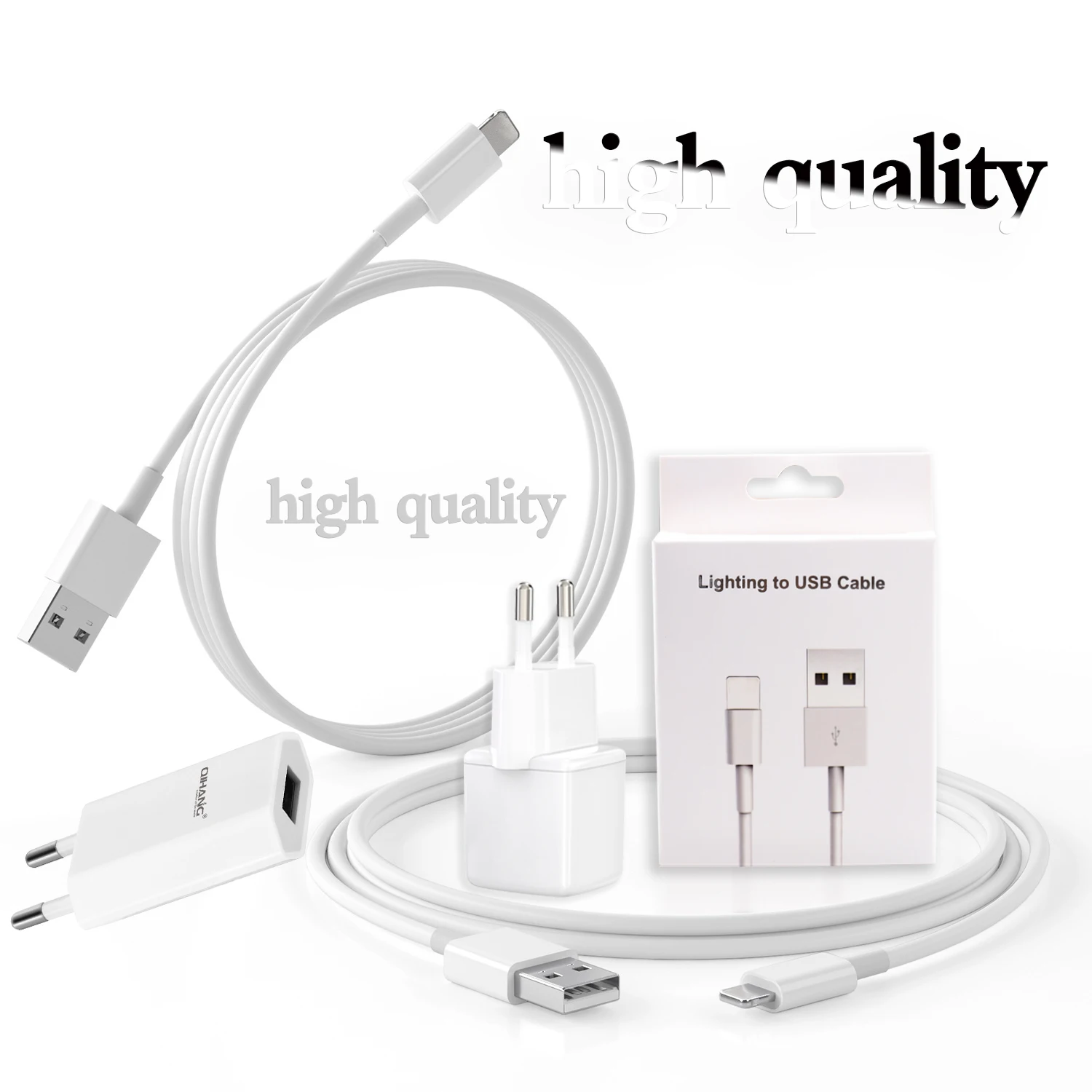  Горячая распродажа! tideseer белый 1 м Od 3 0 мм Usb зарядными кабелями полный 5w 5v 1a ТПЭ 8-контактный освещения кабель для