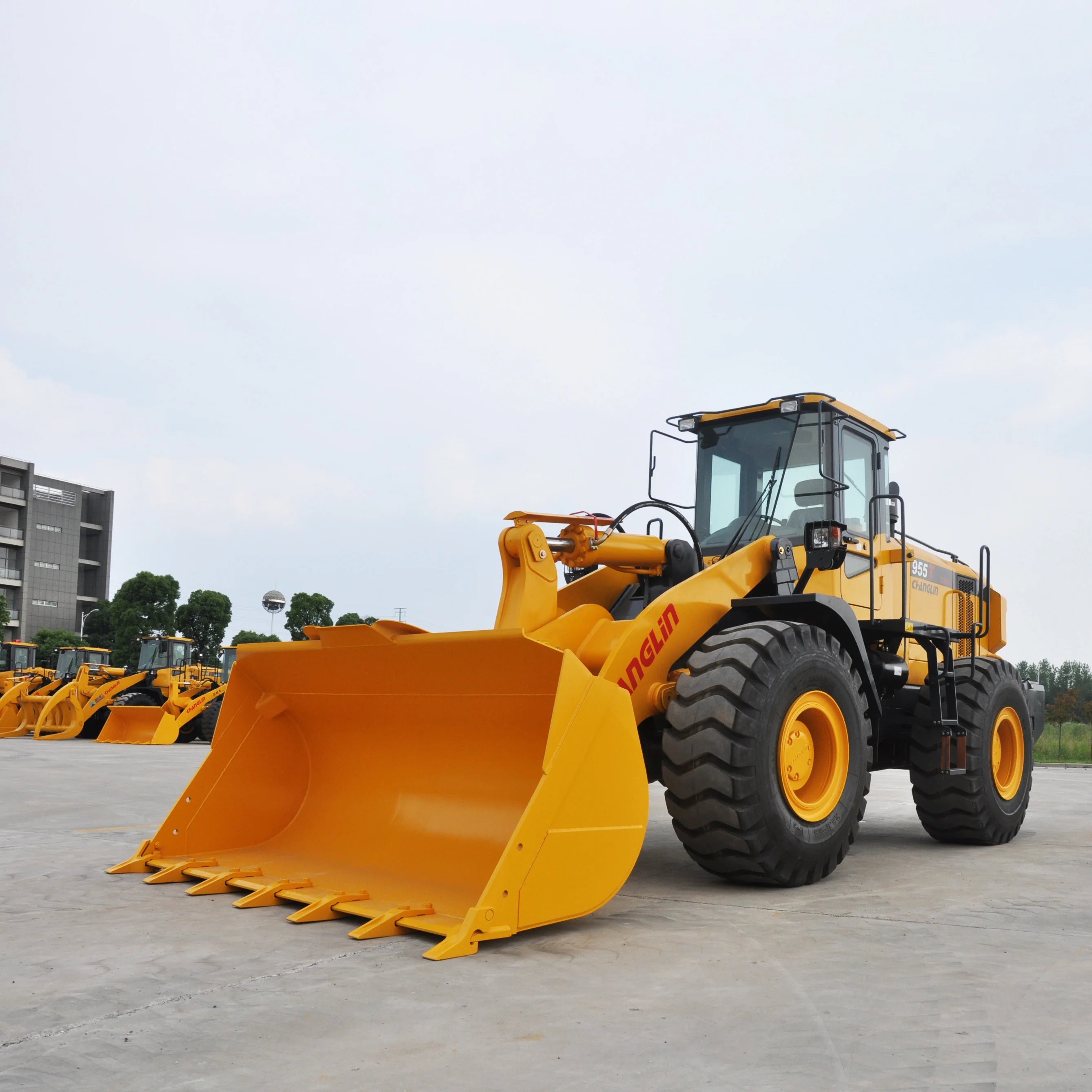 High Quality ZL50T heavy machinery equipment front end loader wheel loader 5 ton load weight