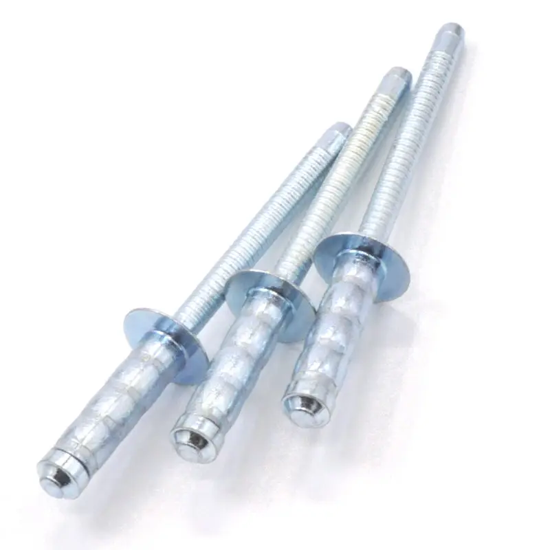 High Strength Dome Head Steel Open End Dome Head Hollow Rivets Inlay Structure Pop Blind Rivet