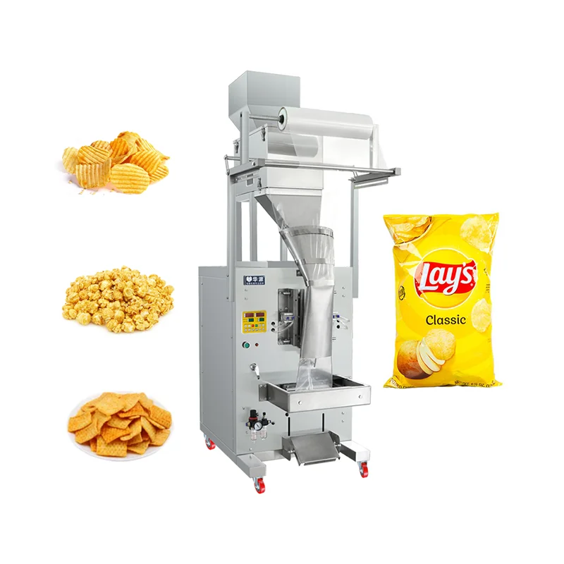 50-1000g Chips Biscuit Snacks Packaging Machine Sealing Machine Groundnut Popcorn Biscuit Rice Potato Chips Packing Machine