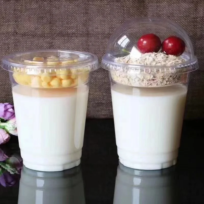 Fruit Cups with Lids Plastic Disposable PET 117mm Diameter 32oz 8oz 12oz 16oz 24oz 32oz Salad,other Food Accept Custom Logo Bowl