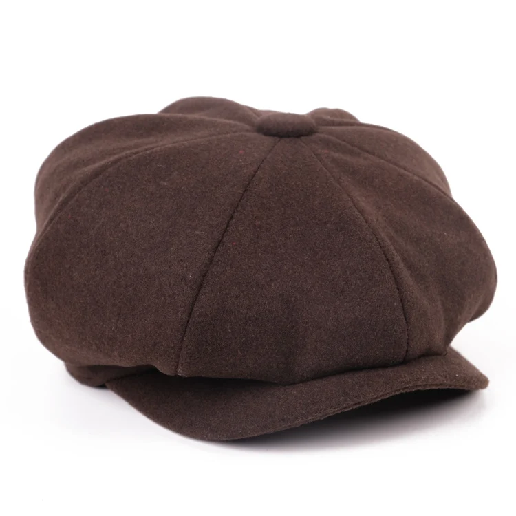 Custom Design Men Beret Newsboy Hat Vintage Tweed Peaky Blinders Berets Baker boy hats caps