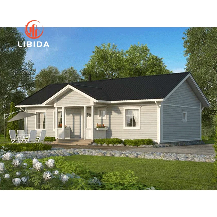 China luxury prefabricated house low cost real estate prefab homes made by EPS cement wall panels