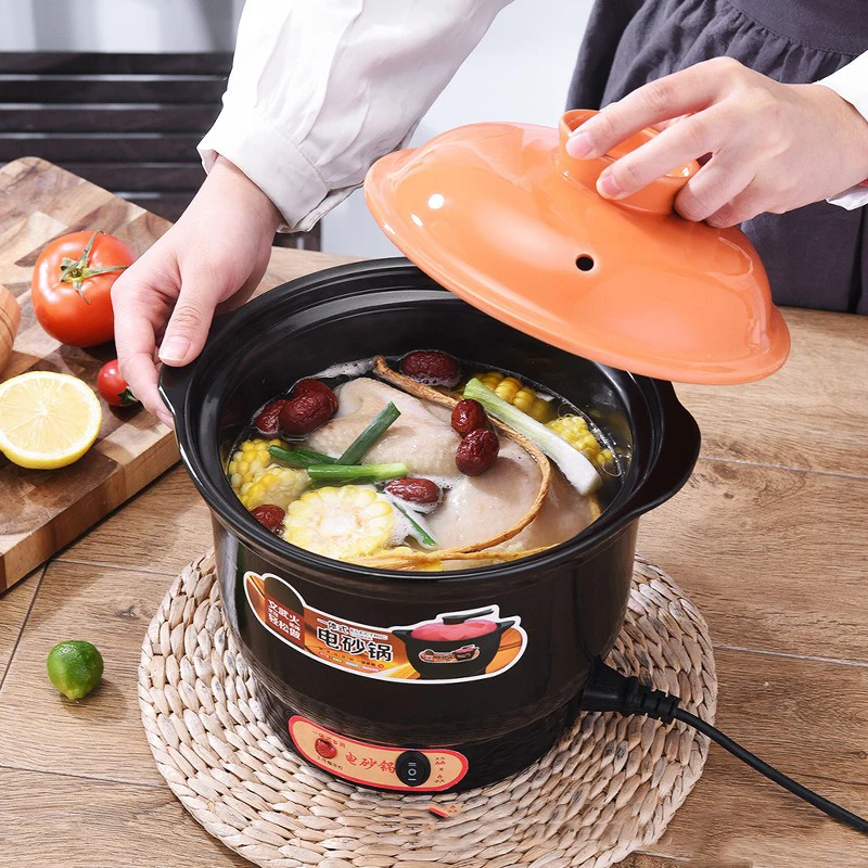 Wholesale Low MOQ Kitchen Smart Appliances Ceramic Cooking Porridge Electric Pot Baby Soup Maker Stew Pot Electric Slow Cooker
