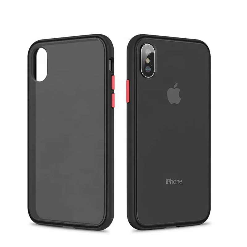 Новое поступление, Матовый Прозрачный чехол для мобильного телефона iPhone X, красный матовый чехол с приятным ощущением на ощупь