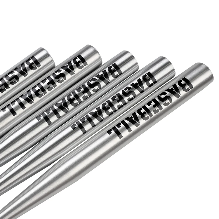 Factory Hot Sale Aluminum alloy metal 25 inch Silver student youth training bulk High quality baseball bats//