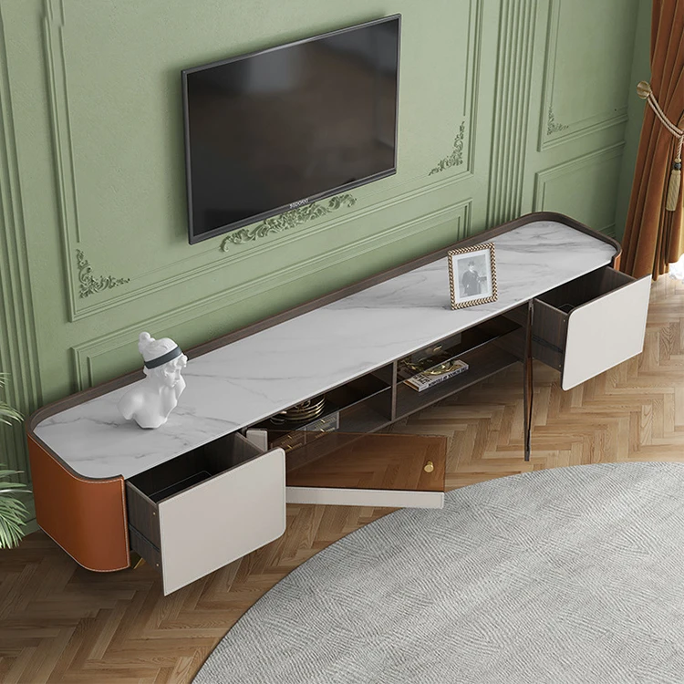 Luxury Combination modern living room center cabinet furniture tv stand and coffee table