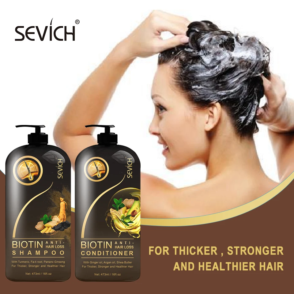 Anti Hair Loss Agent Shampoo And Conditioner Repair Damaged Biotin Shampoo And Conditioner For Hair Growth