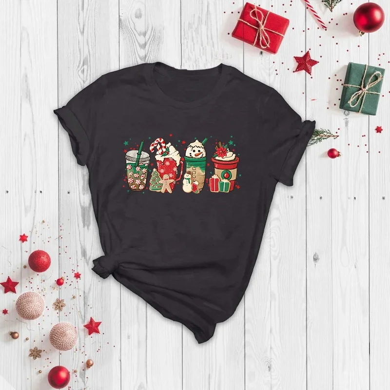 New design Dtf Transfer Christmas Vinyl Heat Press Transfer Designs For T-shirt Iron Transfers For Clothing