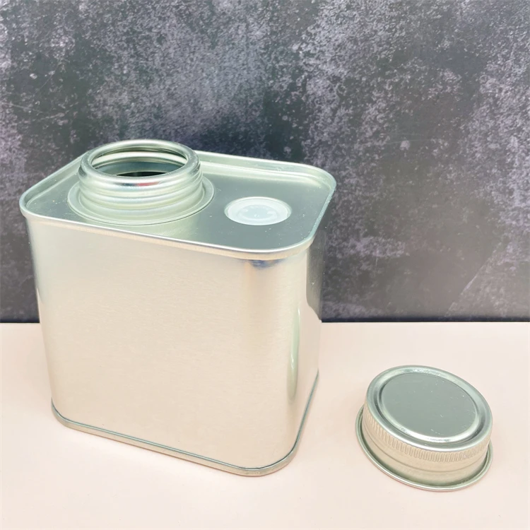 150g 200g 220g Rectangle metal oil food storage iron tank box