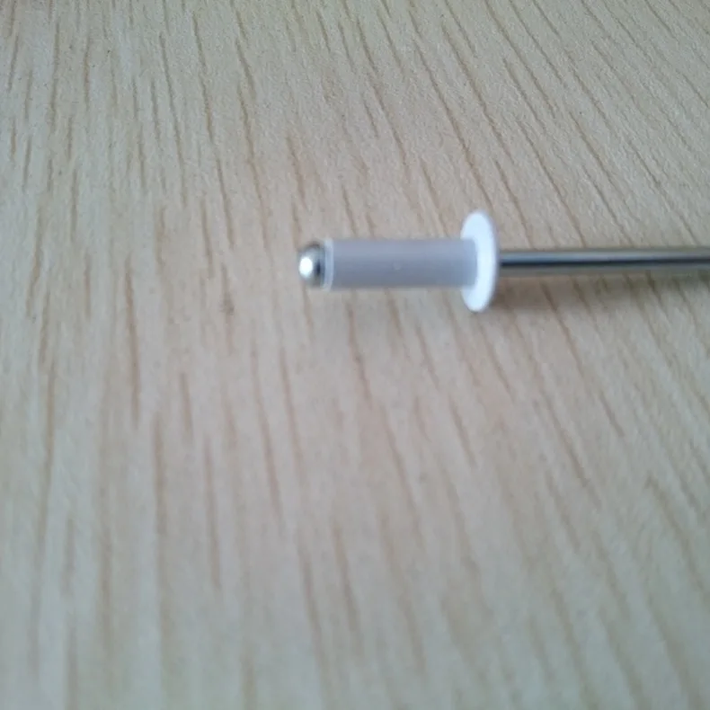 DIN7337 Steel aluminium open type round head colored anodized white painted pop Rivet