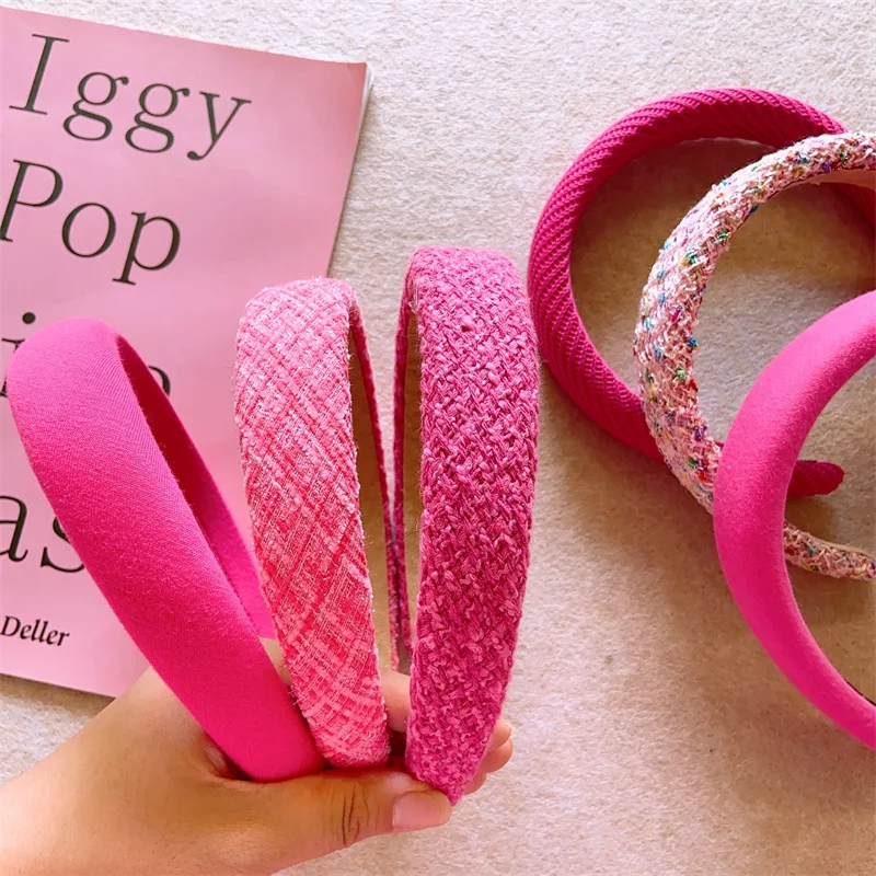 Korean version girl accessories kids autumn new sales  headband rose  red and pink elegant style headband for mother and kids