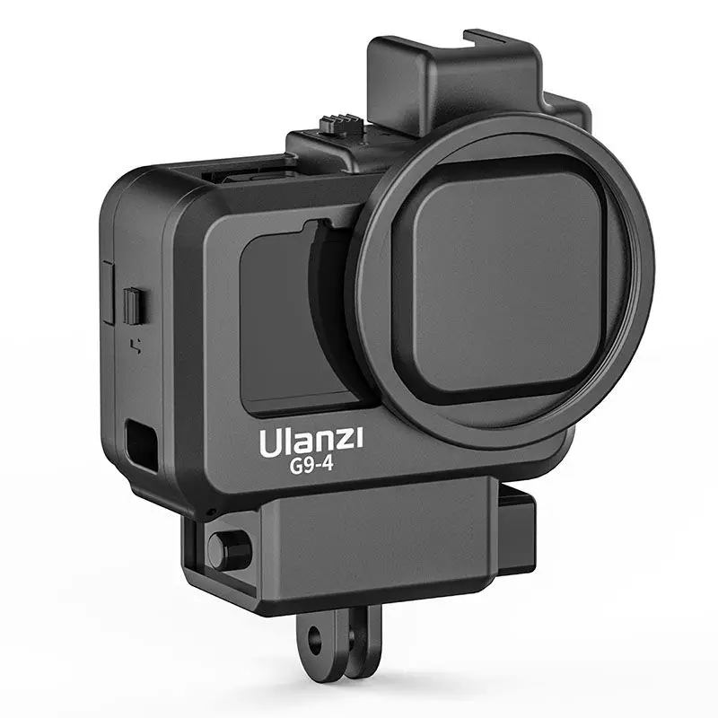 Ulanzi  G9-4  Photography Protective Action Camera Housing  cage with Cold Shoe Mount Adapter For Gopro Hero 9