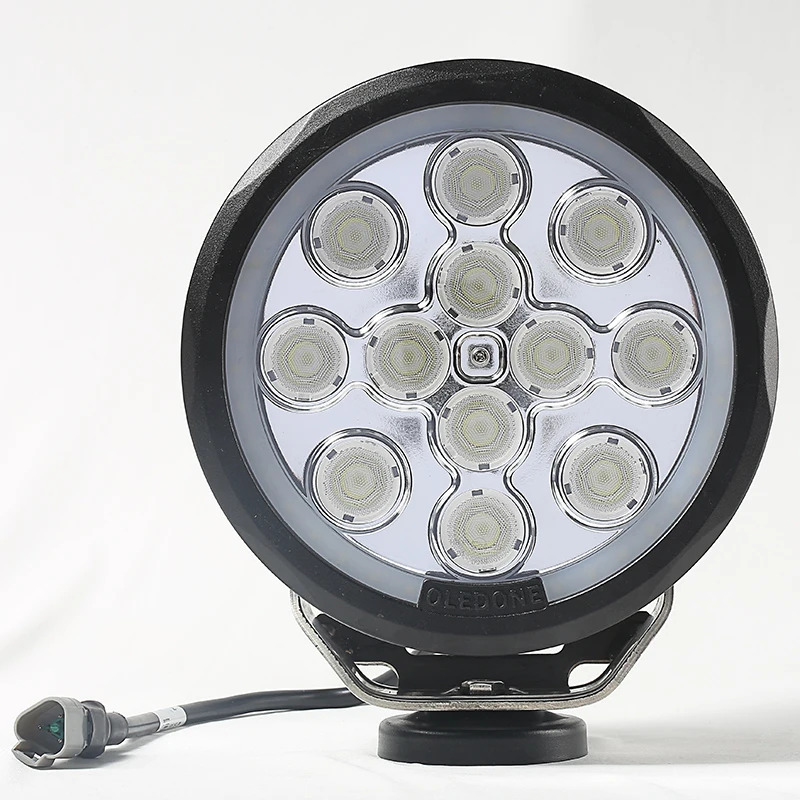 oledone 12v 24v led work light 120W round DRL driving light