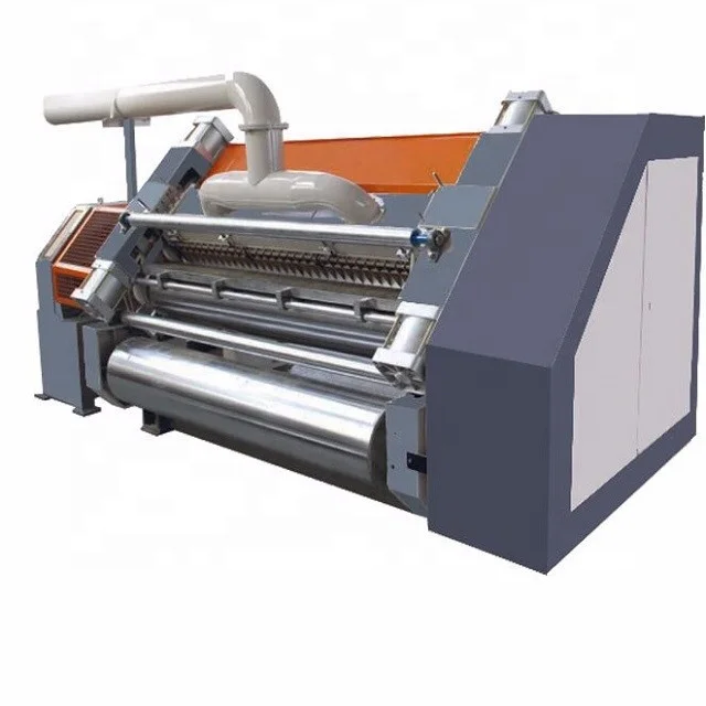 High quality single facer machine/ corrugated cardboard carton box making machine