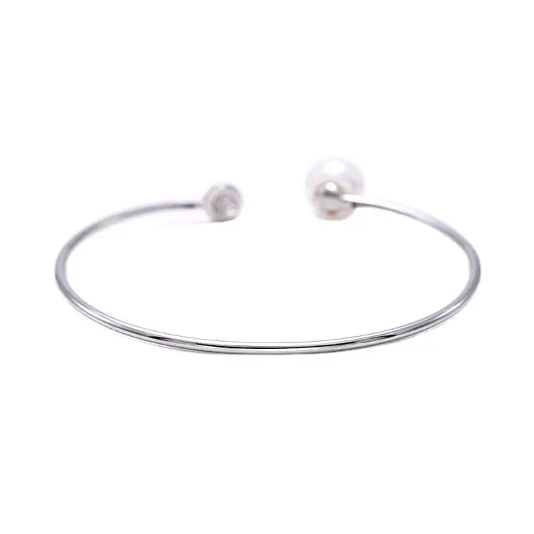 Luxury Elegant Jewelry Simple White Gold Bracelets For Women Designs