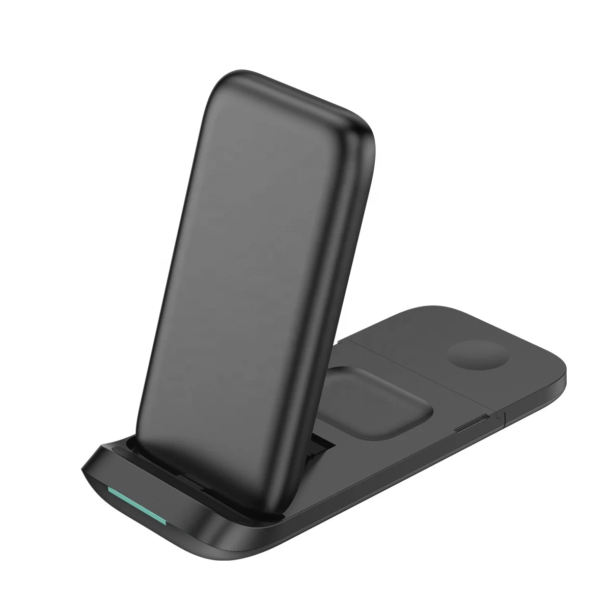 3 in 1 Magnetic Folding Mobile Phone Holder with New Wireless Charger Storage Holders & Racks