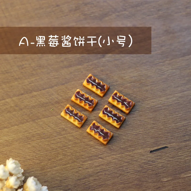 Xiaomiwu Restaurant Doll Accessories 1:12 Ature Dessert House Scene Model Mini Jam Cookie I129