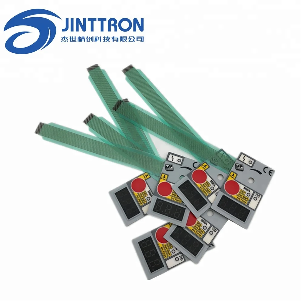 Стандартная прочная мембранная клавиатура с металлическим куполом, тиснеными кнопками, разъемом, светодиодной встроенной подсветкой и окошком и т. д.