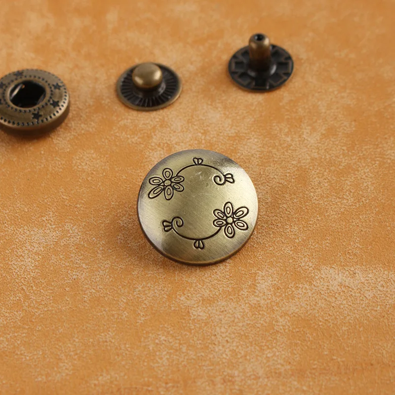 snap fastener buttons custom metal press snap buttons