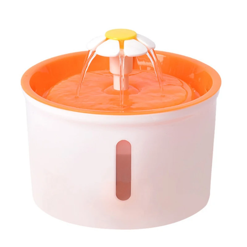 Amazon Explosive Windows Small Flower Pet 1.6L Drinking Fountain Cat Water Fountain