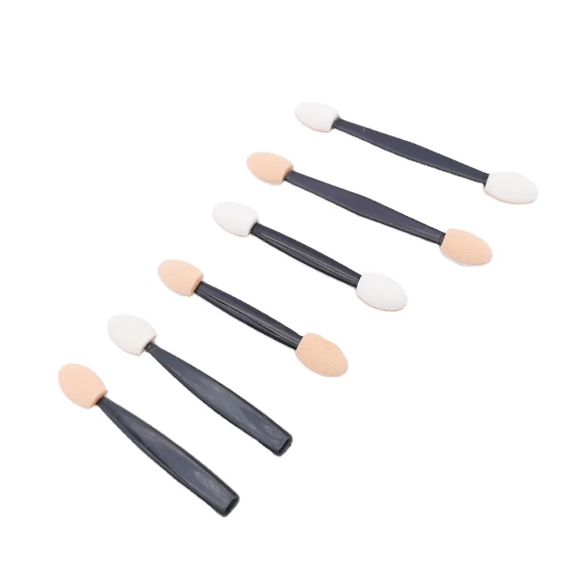 Soft Double Head Eyeshadow Stick Sponge Eye Makeup Brush Tool Shadow Applicator